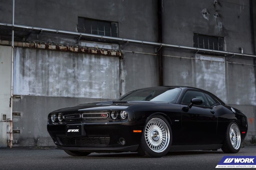 THREE PIECE Dodge Challenger SRT8 on WORK Emitz #artofwheel #emitz...
