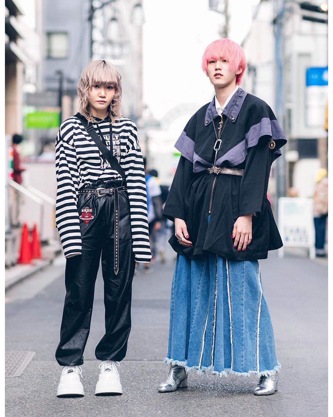 Tokyo Fashion: Japanese students Kanako (@__gochagocha) and Gakuki ...