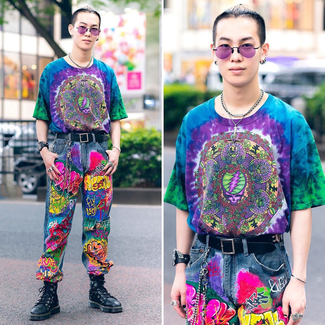 Tokyo Fashion: 20-year-old Japanese student Achiha (@kuso_murasaki) on ...