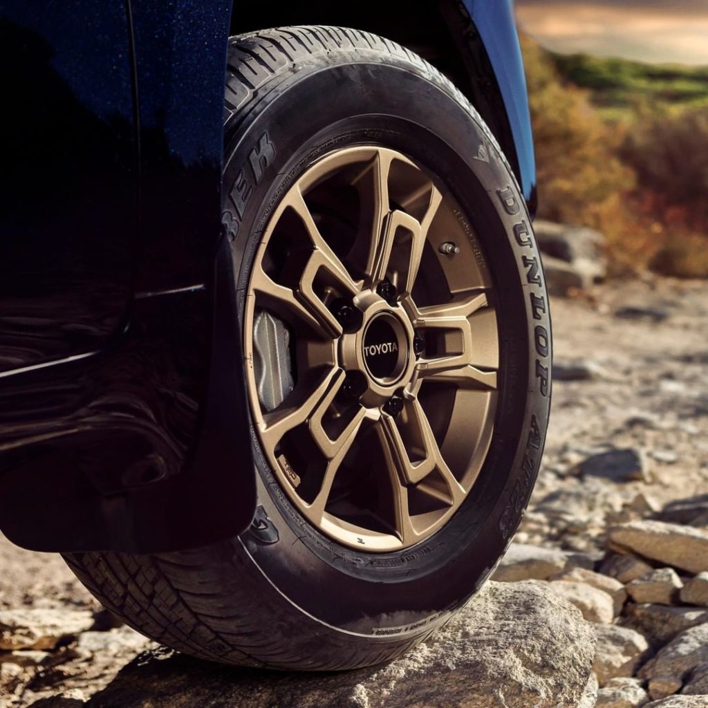 Outfitted with 18-in. bronze-finished wheels, a unique front grille and a vintag...