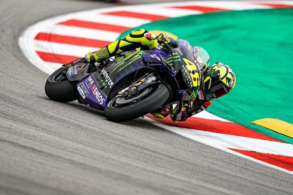 Yamaha MotoGP: Good end to the first day in Montmeló for @valeyellow46: “The track is good, I l… Good end to the first day in Montmeló for @valeyellow46: "The track is good, I l...