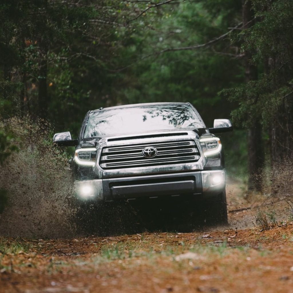 Four-piston front brake calipers and an available i-FORCE 5.7L V8 provide the ca...