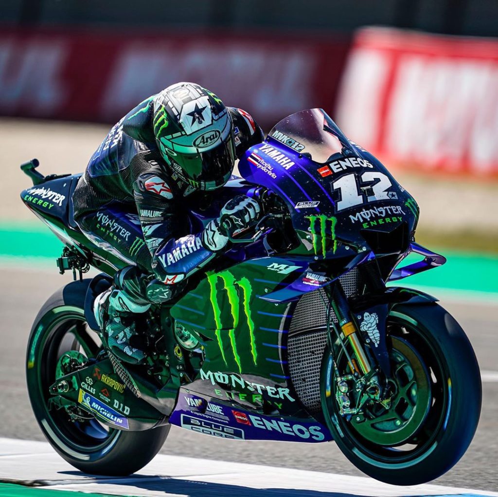 1st place for @maverick12official on Day 1 at the @ttcircuitassen. 
.
.
#Monster...