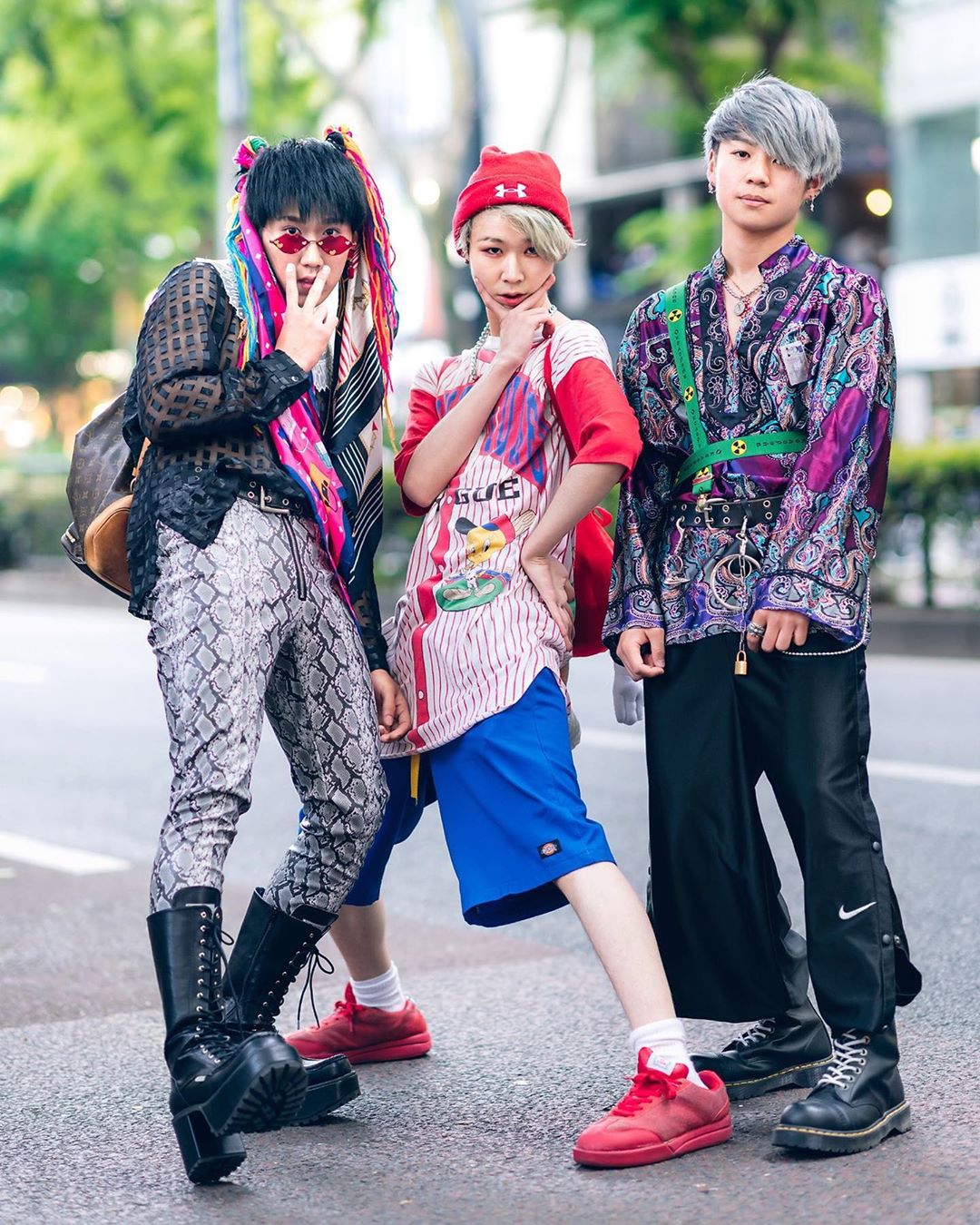 Tokyo Fashion: 18-year-old Harajuku boys Takuma (@_matumoto_), Hikaru ...