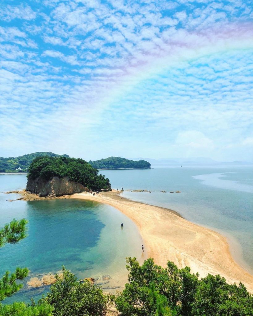 Japan Travel: This sandy pathway is known as Angels Road, and it only appears twice a day at l… This sandy pathway is known as Angels Road, and it only appears twice a day at l...