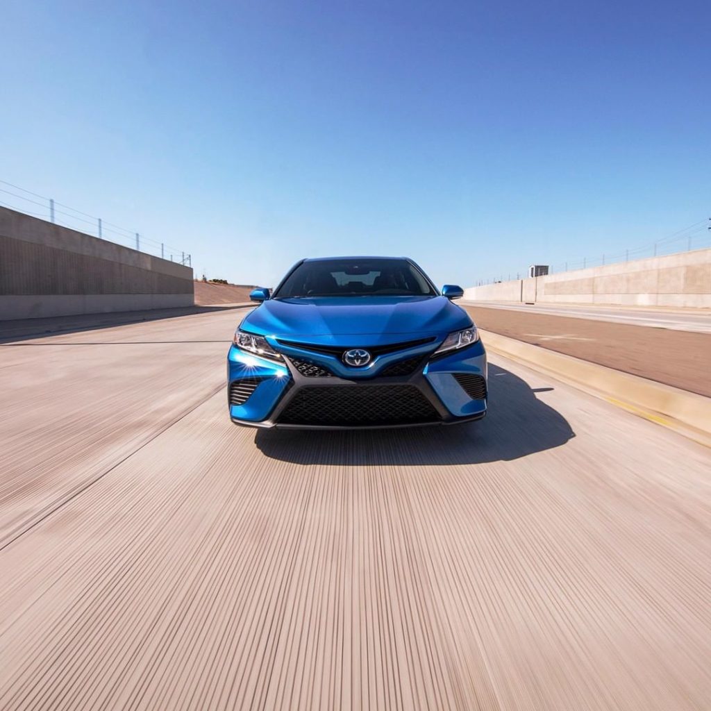 Breathtaking performance and design! #Camry #LetsGoPlaces...