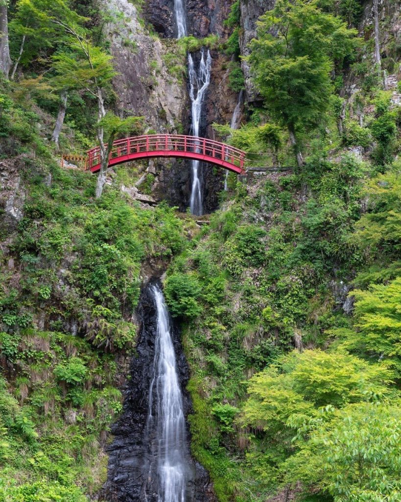 When hiking in Japan you never know what gems you might discover, like the gorge...