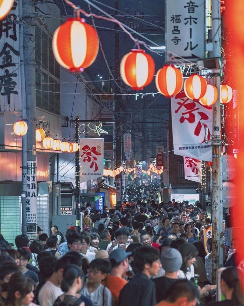 Japanese summers are packed full of festivals! @barrett.ish snapped this at the ...