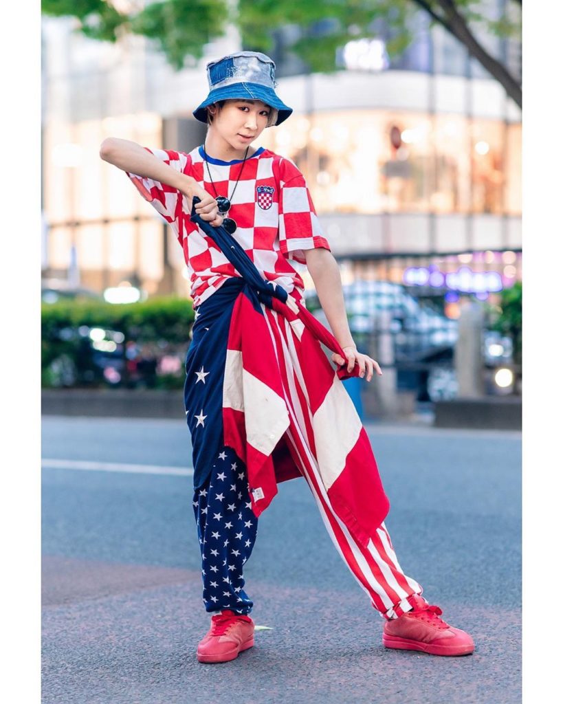 Tokyo Fashion: 18-year-old Japanese student and dancer Hikaru (@hikaru_superman) on the street … 18-year-old Japanese student and dancer Hikaru (@hikaru_superman) on the street ...