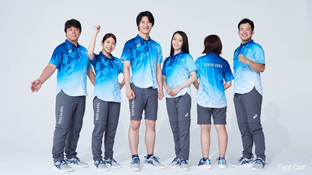 The #Tokyo2020 “Field Cast” volunteers will be wearing these uniquely designed o...