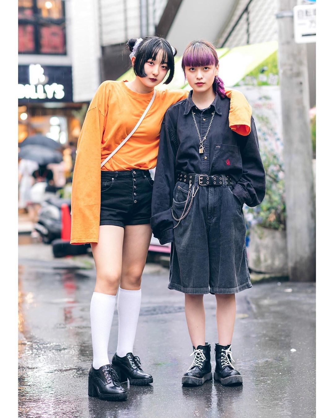 Tokyo Fashion: 17-year-old Japanese students Anzu (@a_landboundspirit ...