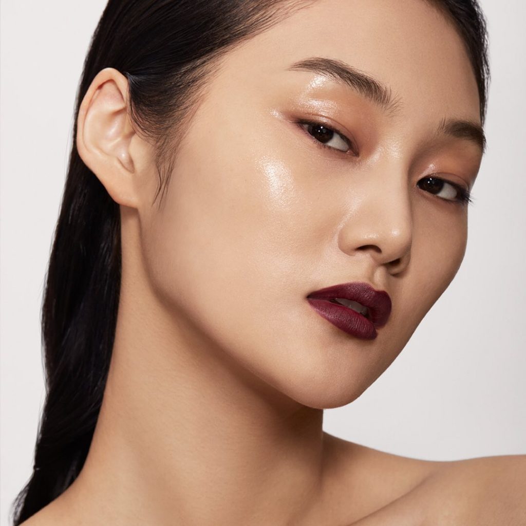Juxtapose glossy summer skin with a major matte lip. Try ModernMatte Powder Lips...