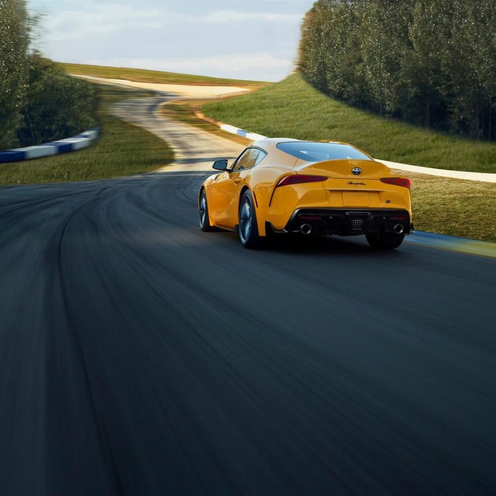 Racing into dealers now, the all-new 2020 GR #Supra! #LetsGoPlaces...