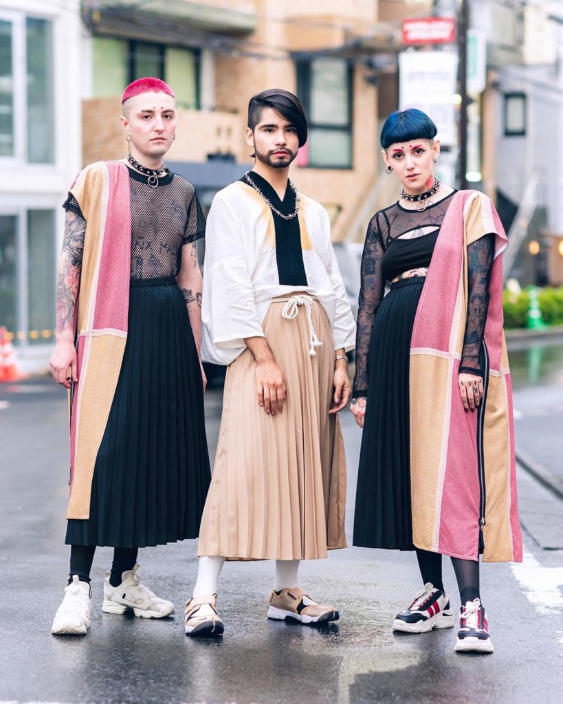 Tokyo Fashion: Chilean fashion designer Cris Miranda (@crismiranda.cl) – in the center – along … Chilean fashion designer Cris Miranda (@crismiranda.cl) - in the center - along ...