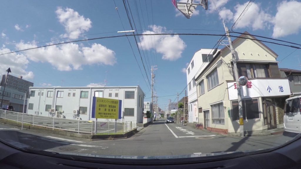 Driving in Japan: Around the sides streets of Hamamatsu