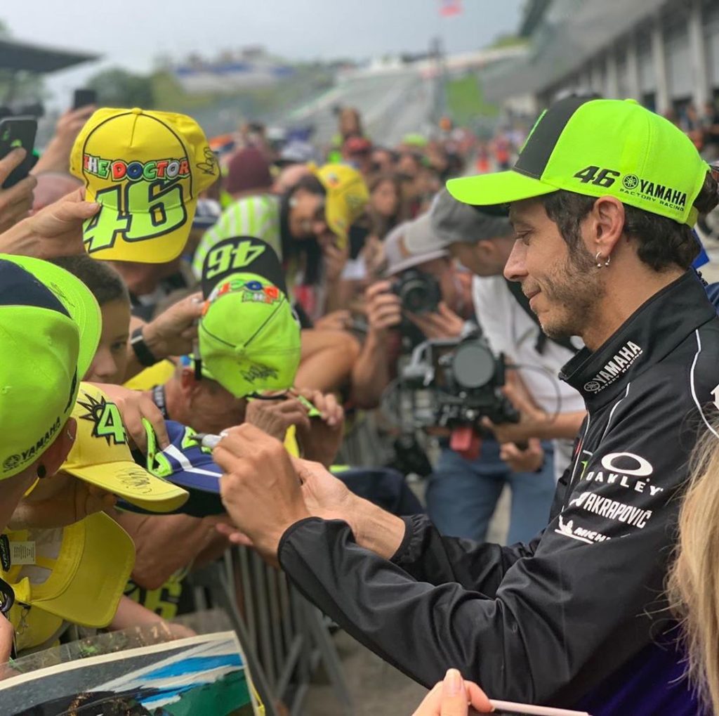 Quite the crowd has gathered at the Spielberg track already to support their her...