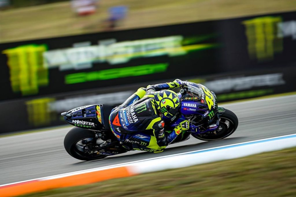 Despite a technical issue in FP2, @valeyellow46 is happy with his Day 1 progress...