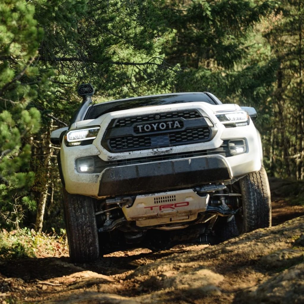 Conquer any trail with #Tacoma. #LetsGoPlaces...