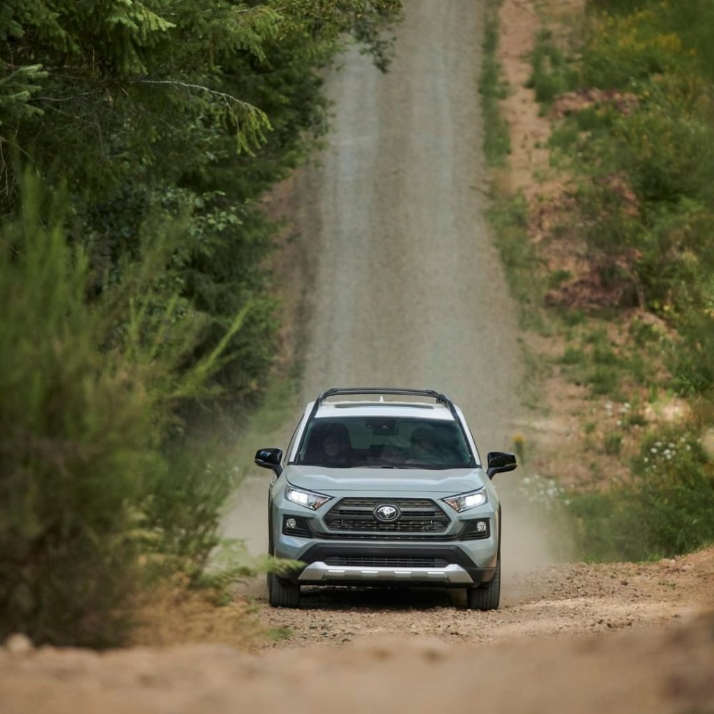 Just you, the trail, and #RAV4 Adventure. #LetsGoPlaces...