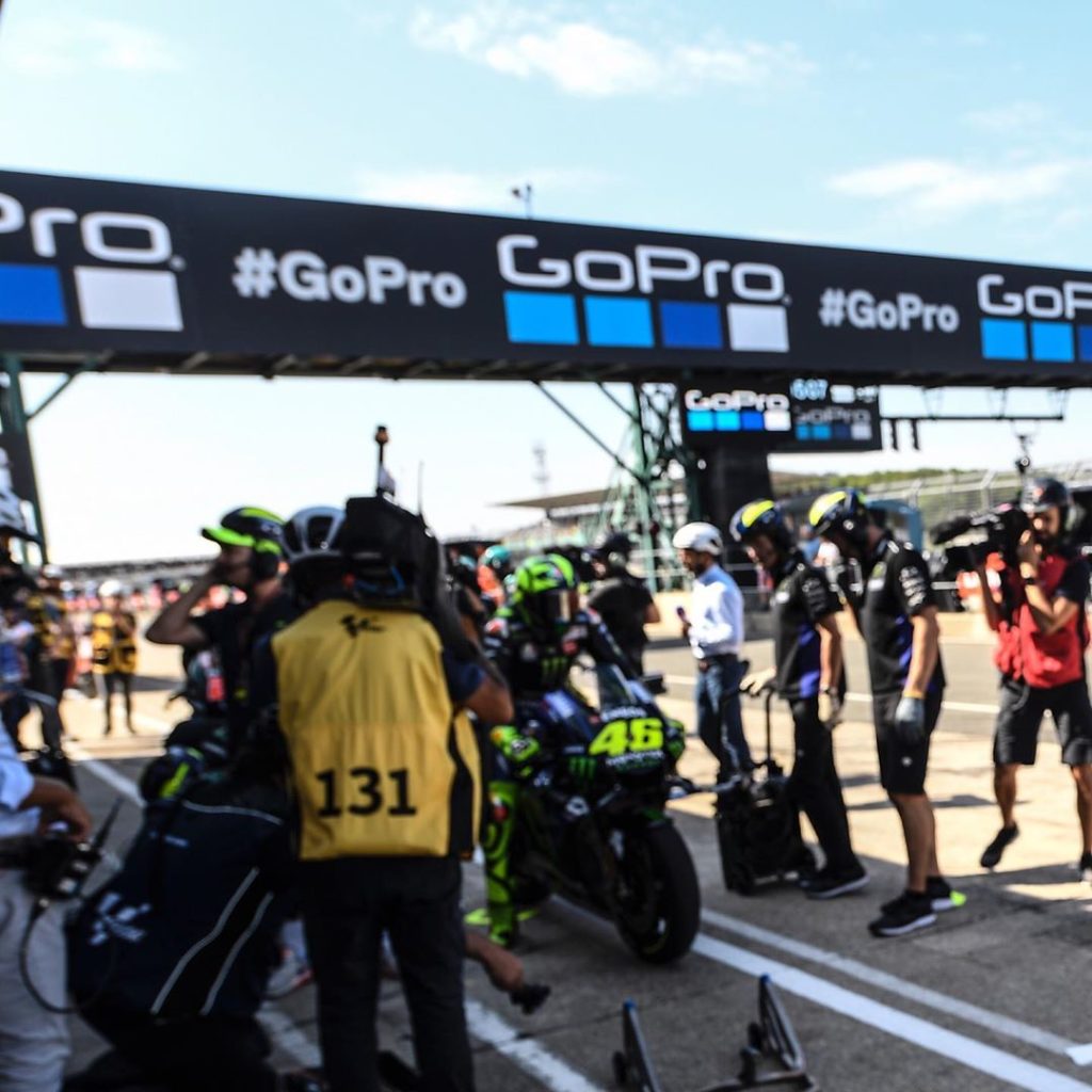 In the midst of the Q2 action.
.
.
#MonsterYamaha | #MotoGP | #BritishGP | #Mons...