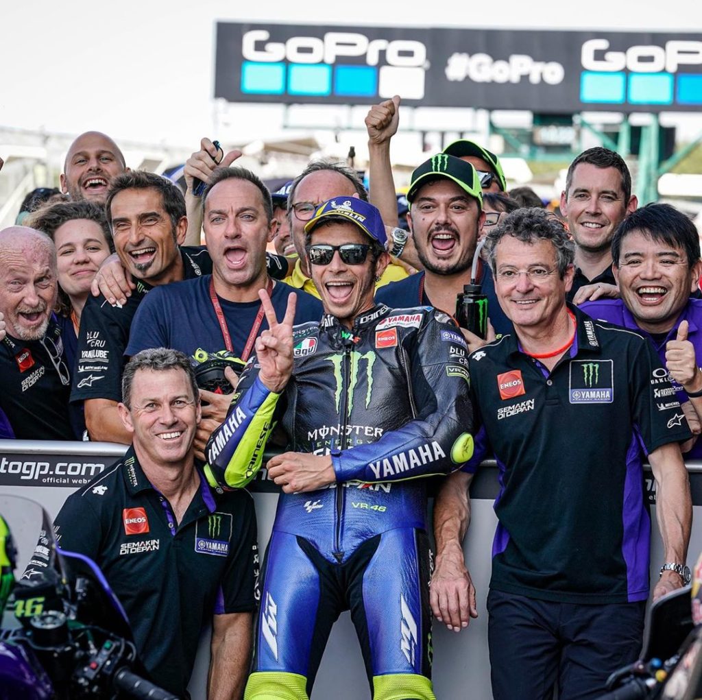 @valeyellow46 : "I’m very happy, because starting from the front row is importan...