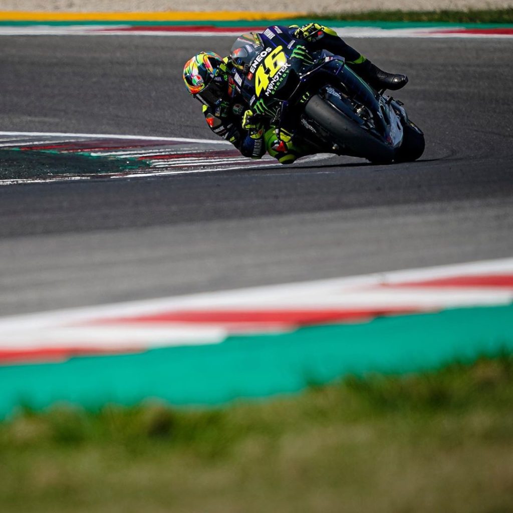 Yamaha MotoGP: @valeyellow46 : “First we tested the prototype of the 2020 bike, but after that … @valeyellow46 : "First we tested the prototype of the 2020 bike, but after that ...
