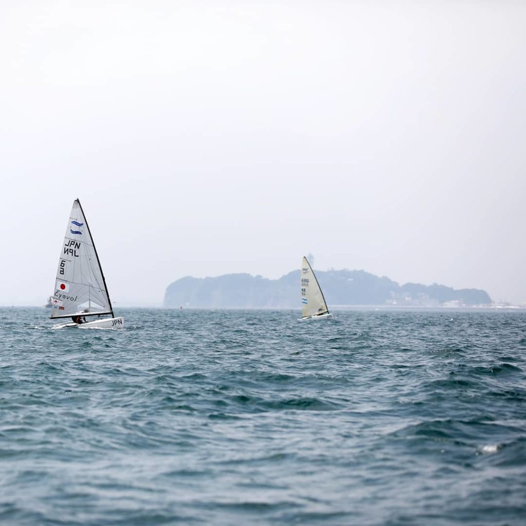 Sailors from around the world  took to the waters of Enoshima for yet another #R...