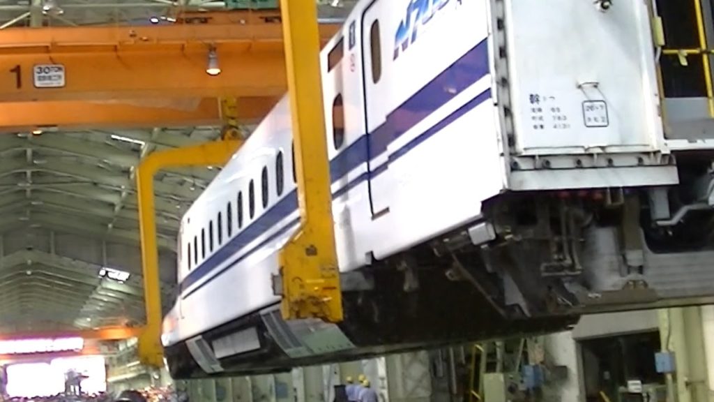 The Shinkansen/ Bullet Train Open Day in Hamamatsu, Japan
