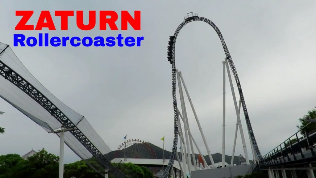 Rollercoaster in Japan - ZATURN at Space World in Kitakyushu