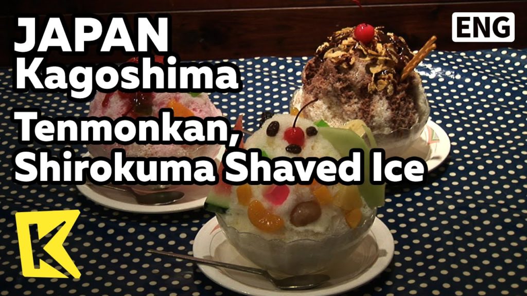 【K】Japan Travel-Kagoshima[일본 여행-가고시마]덴몬칸 거리 명물, 시로쿠마 빙수/Tenmonkan/Shirokuma Shaved Ice