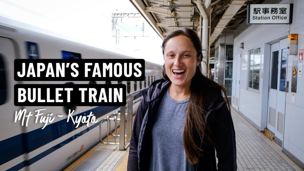 Getting the BULLET TRAIN from MT FUJI to KYOTO! Japan's Shinkansen | Vlog 086