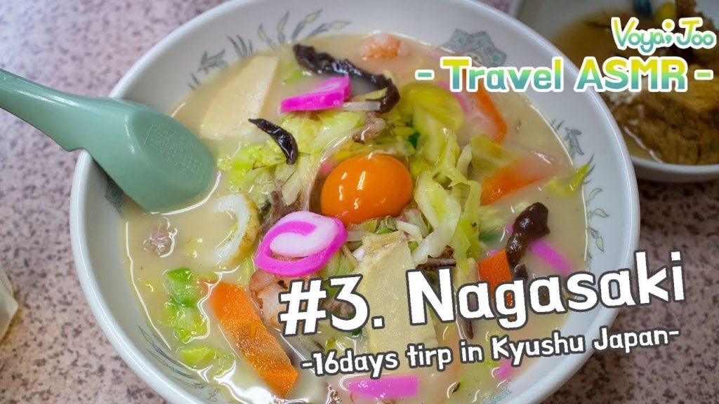 [Travel ASMR] #3. Sea, Night, Nagasaki | Kyushu trip in Japan