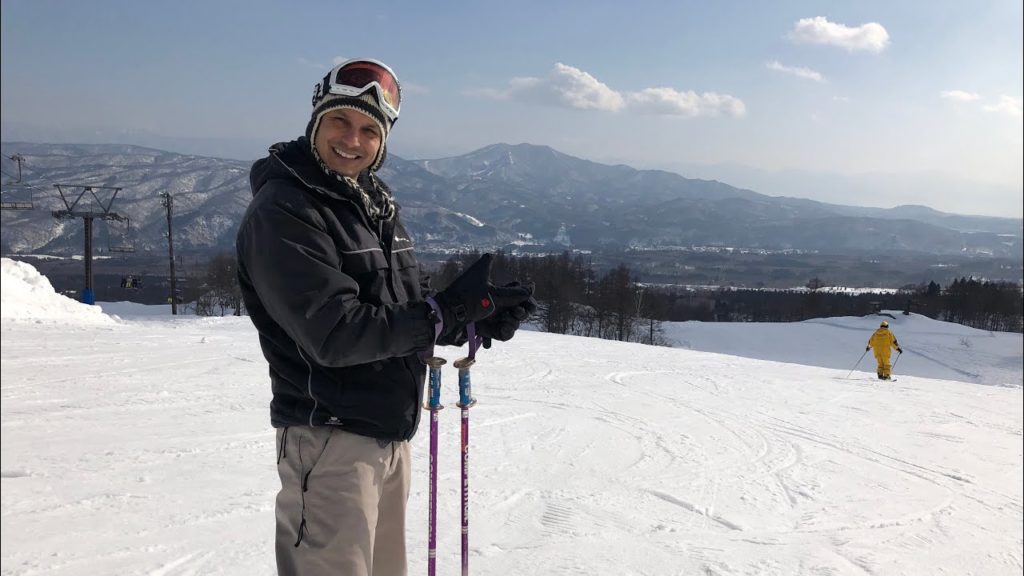 Ski Greeting from Akakura Myoko Kogen Slopes (Niigata / Nagano)