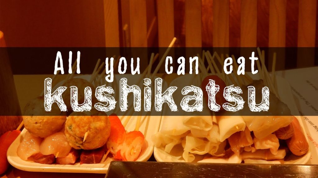Eat all you can Kushikatsu | Travel Couple Vlog | Okinawa, Japan Eat all you can Kushikatsu | Travel Couple Vlog | Okinawa, Japan