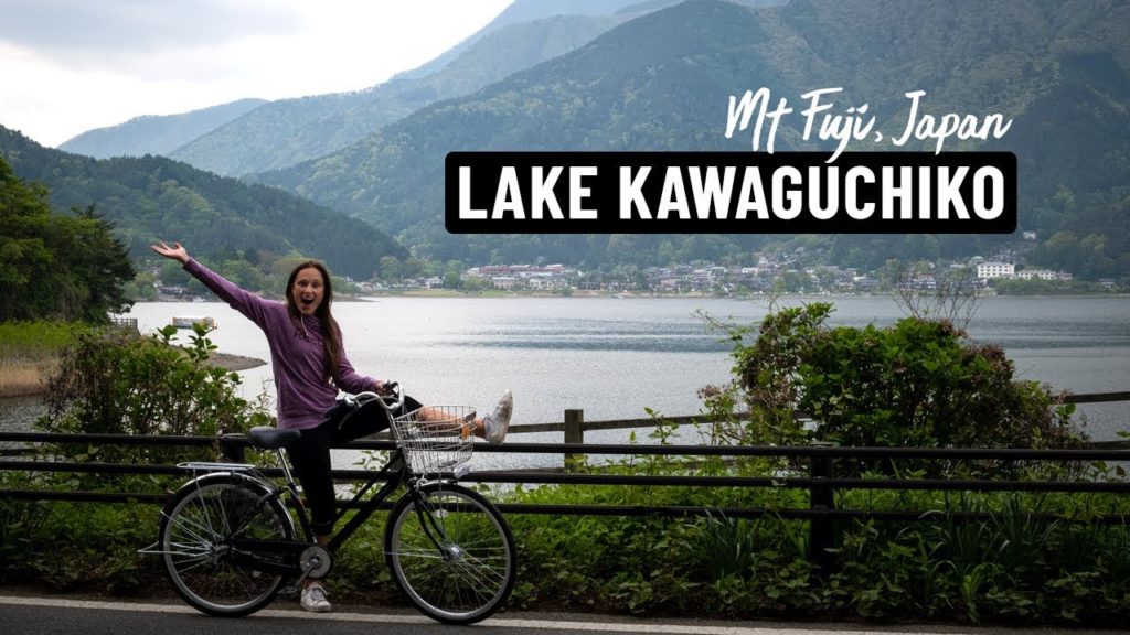Incredible DIY Bike tour of LAKE KAWAGUCHIKO, MT FUJI | Japan | Vlog 085