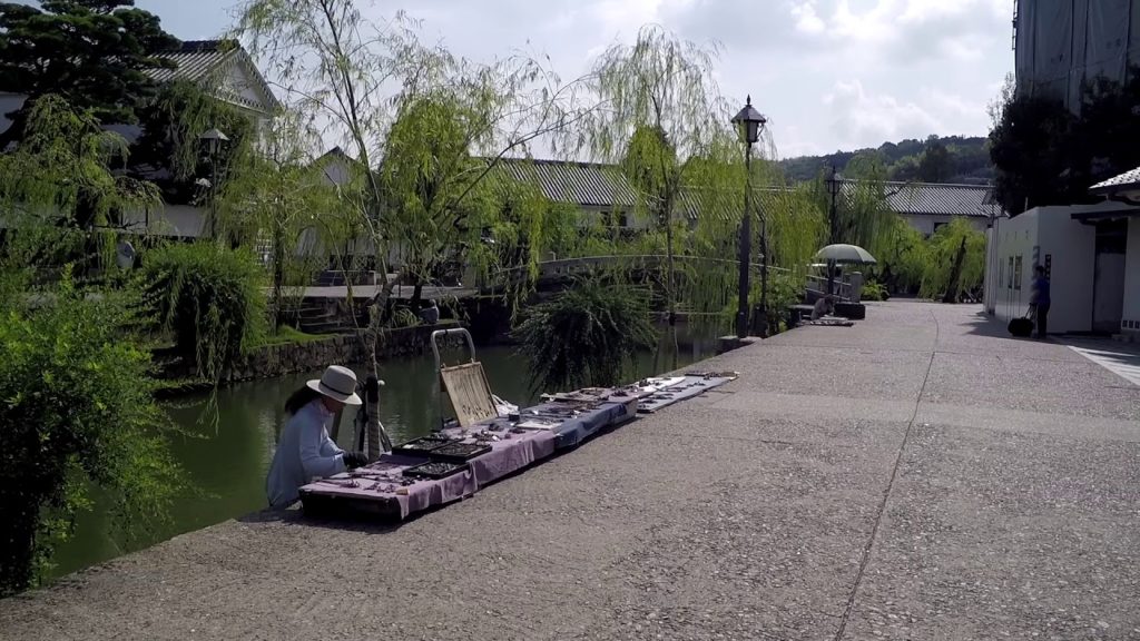 Walking in Kurashiki Okayama Japan 倉敷市散歩 - Traditional City - Gorgeous Canal Area