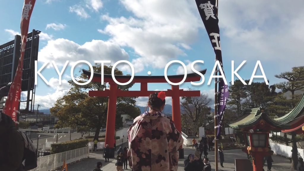 Kyoto and Osaka travel montage with osmo pocket