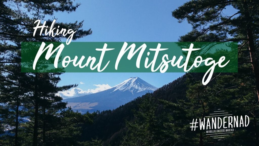JAPAN TRAVEL VLOG: Hiking with Mt Fuji view, at Mt Mitsutoge
