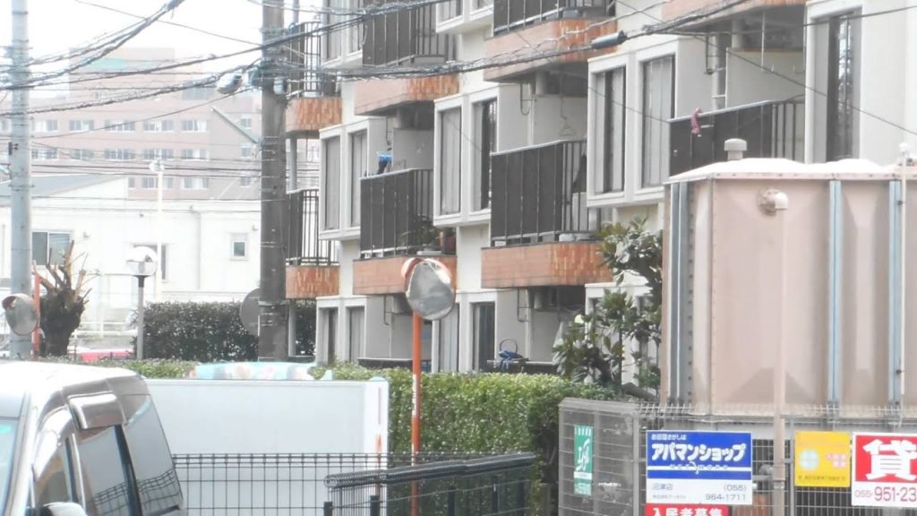 Tropical Storm Manyi in Numazu Shi Shizuoka Japan