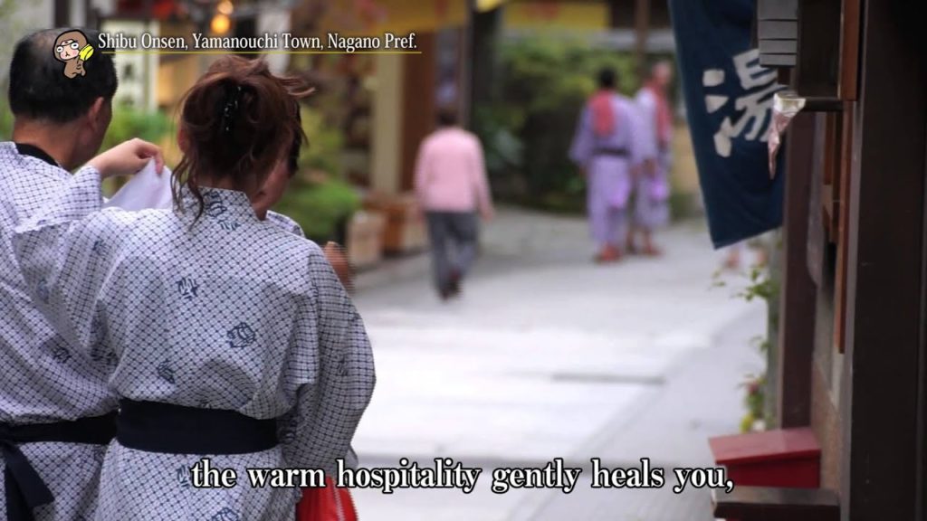 Shibu Onsen near Jigokudani Monkey Park, Nagano Japan