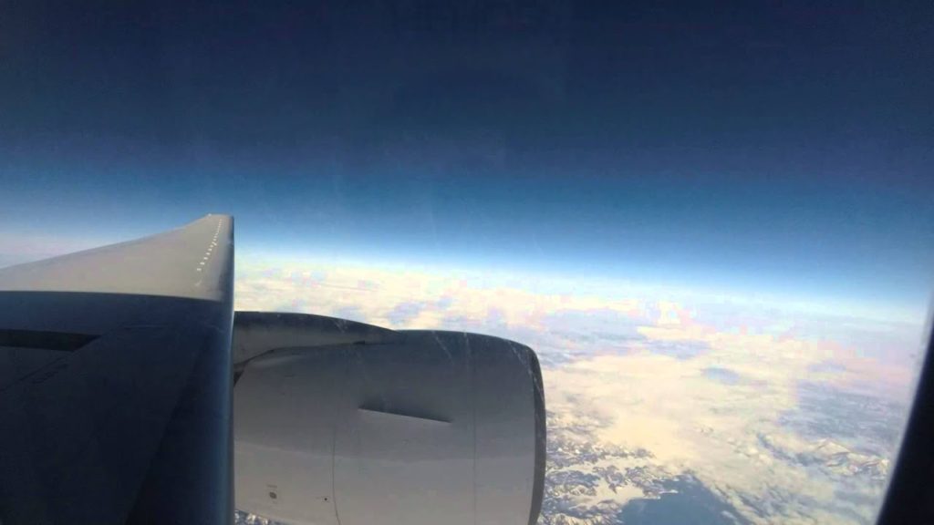 Air travel Tokyo-Sapporo for one and half mitune  -The time-lapse with GoPro-