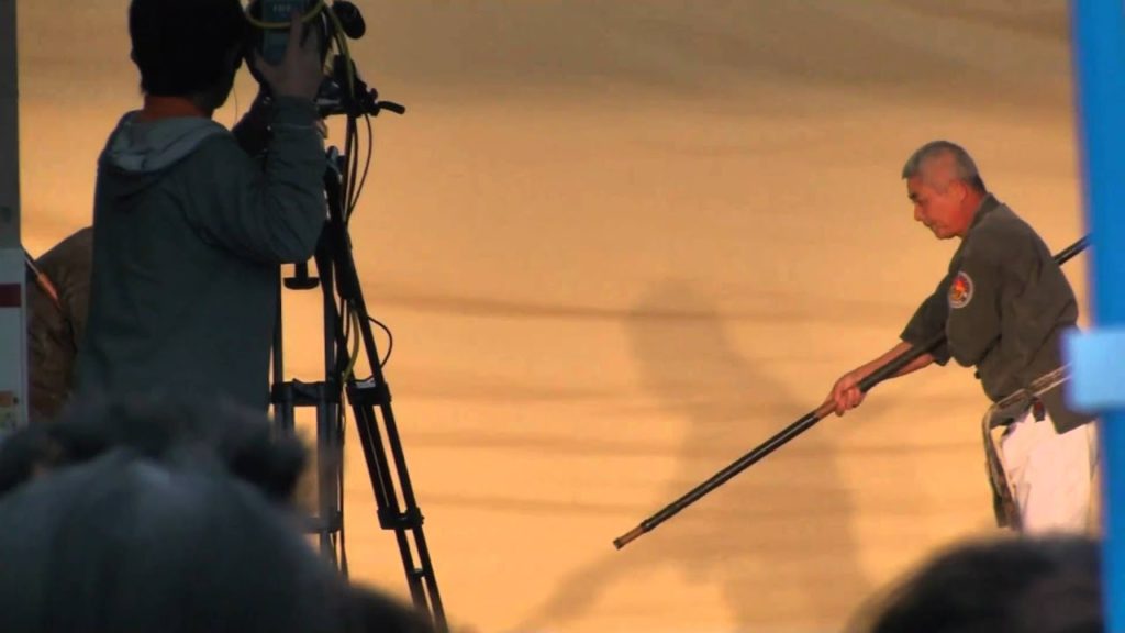 Akemio Festa 2011, Stick Fighting Demonstration, Nago City, Okinawa