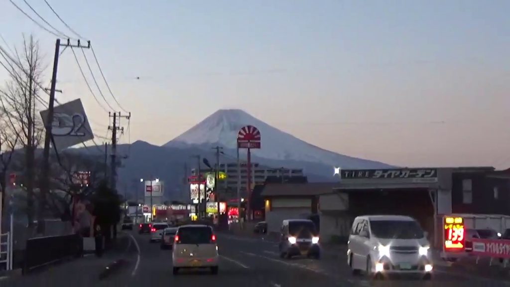 Driving In Mishima, Shizuoka to see Mt Fuji / Japan