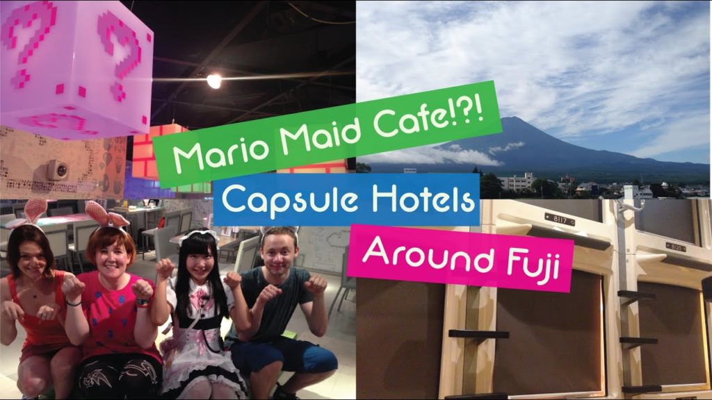 Travel Japan, Mt Fuji, Mario themed Maid Cafe, Capsule Hotel, Fuji Q and Japanese Ryokan! Tokyo!