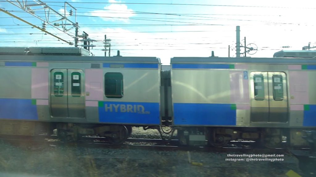 Japan Rail journey from Sendai Station to Higashi-Sendai Station