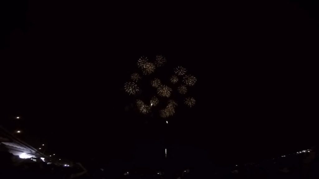 Fukuroi Enshu fireworks in Shizuoka Prefecture in Japan