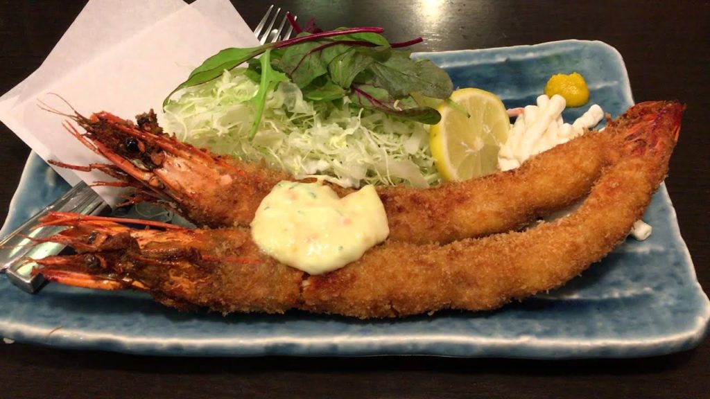 アキーラさんお薦め②静岡県沼津港市場食堂街・魚河岸・丸天の巨大エビ!Maruten,Fisherman`s market in NUmazu-city in Japan アキーラさんお薦め②静岡県沼津港市場食堂街・魚河岸・丸天の巨大エビ!Maruten,Fisherman`s market in NUmazu-city in Japan
