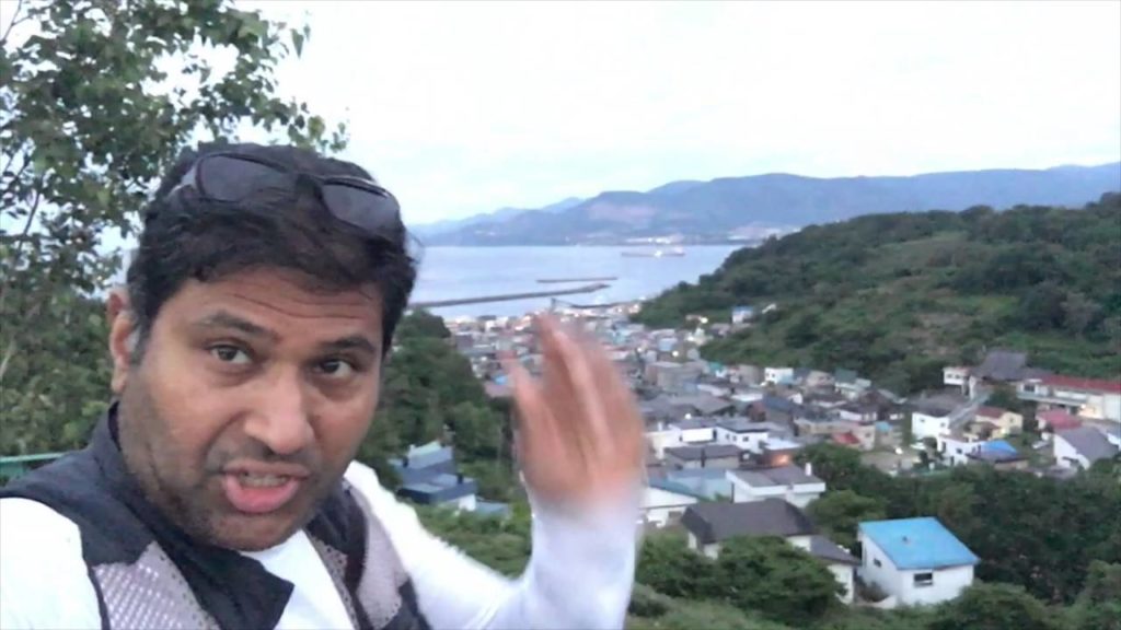 Look out Fishing Port of Otaru