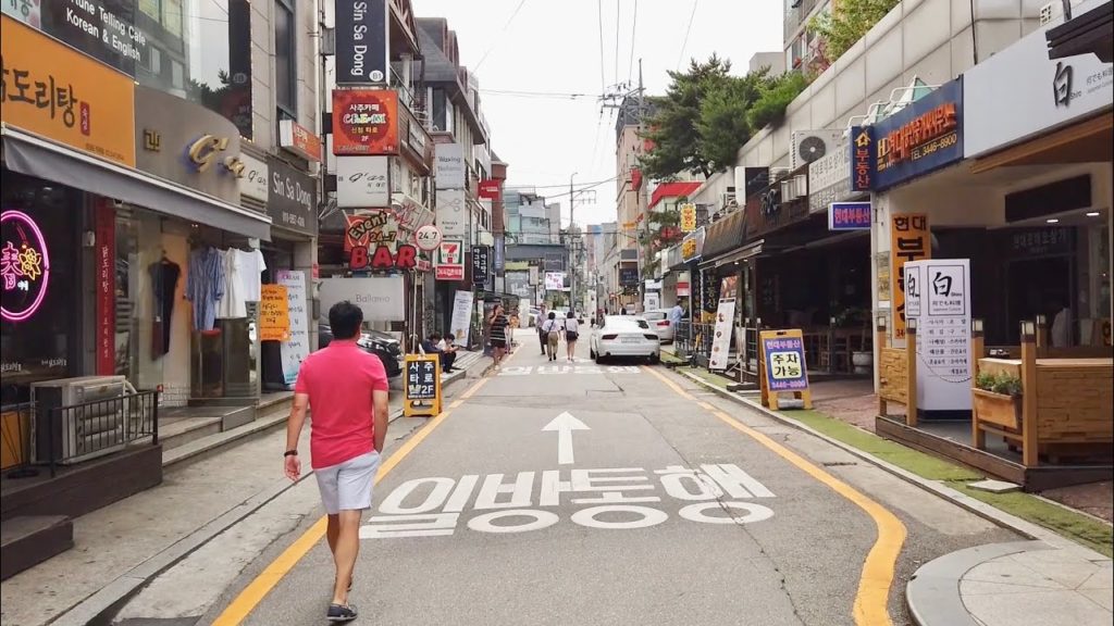 Walking Cheongdam to Apgujeong│Seoul in Korea│FHD 60fps POV