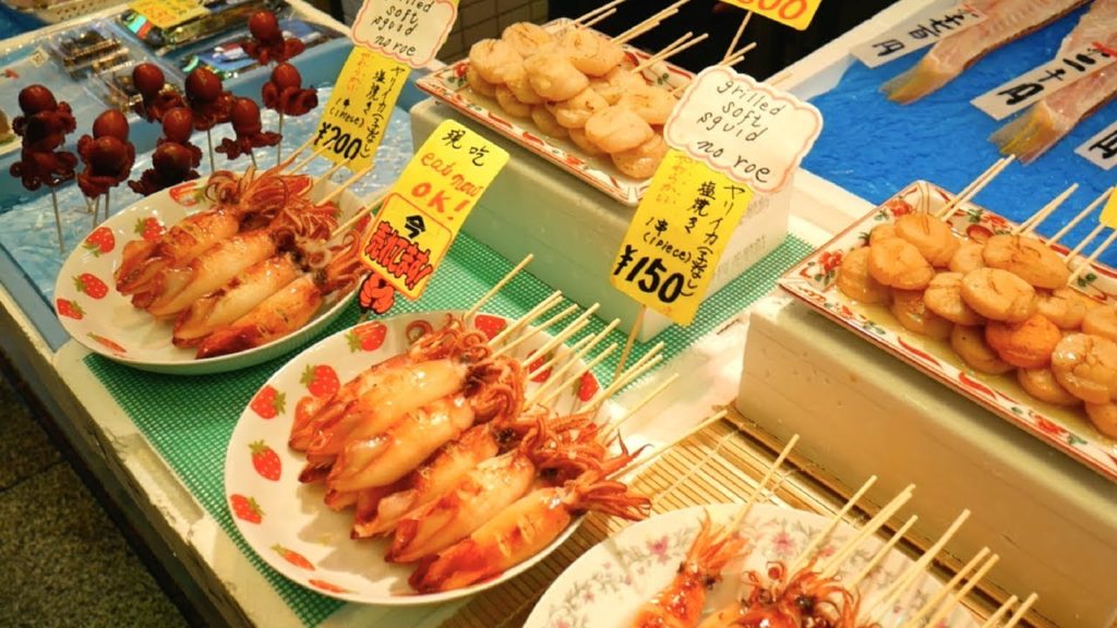 JAPANESE STREET FOOD TOUR – Nishiki Market, KYOTO, Japan JAPANESE STREET FOOD TOUR - Nishiki Market, KYOTO, Japan